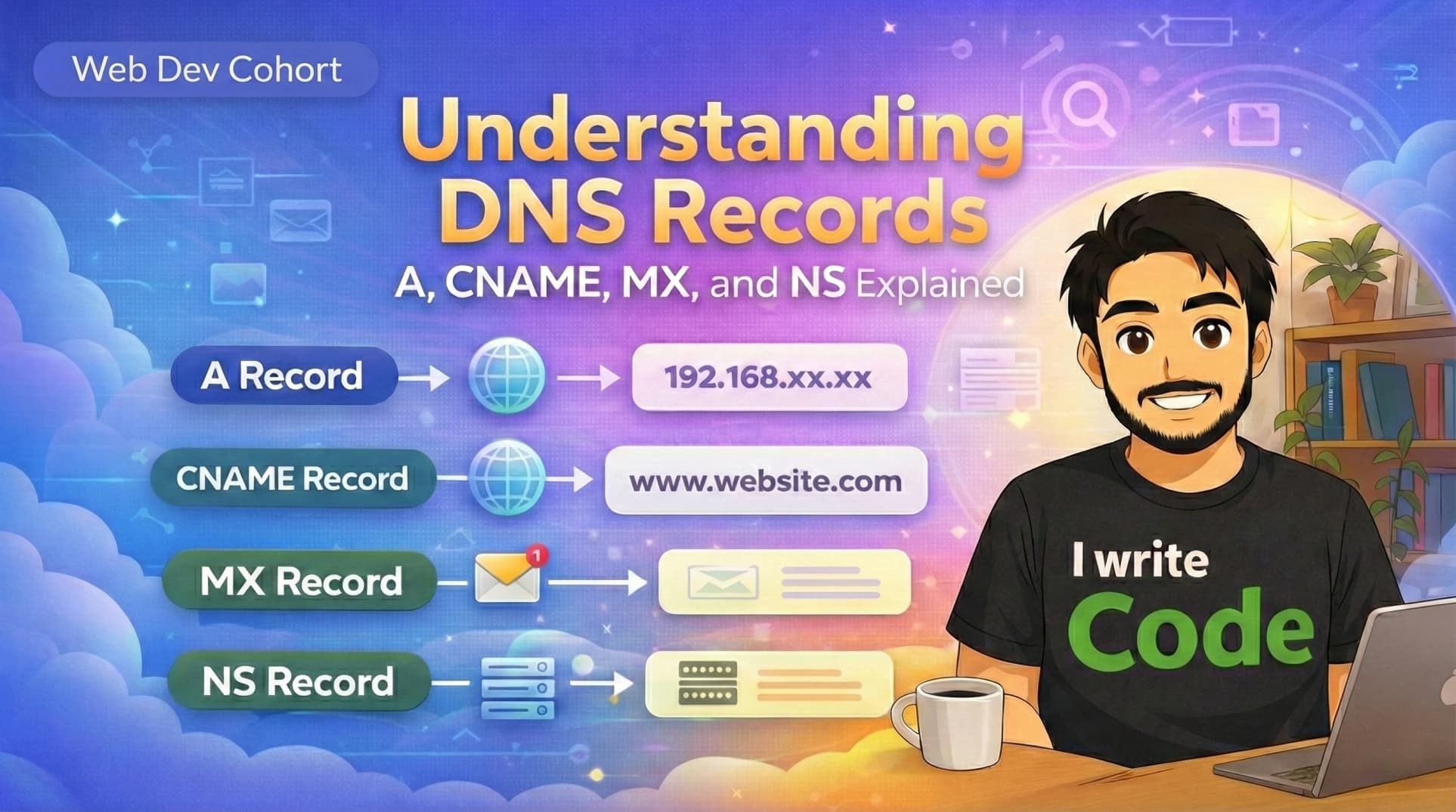 What DNS records are and why they exist