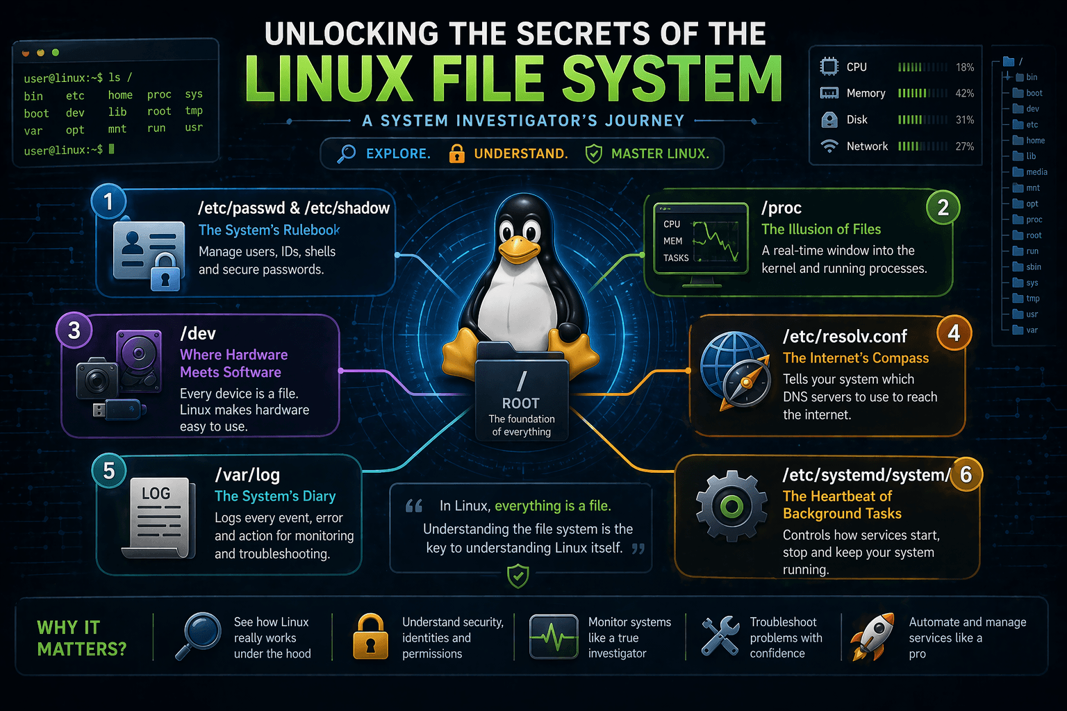 Unlocking the Secrets of the Linux File System: A System Investigator's Journey