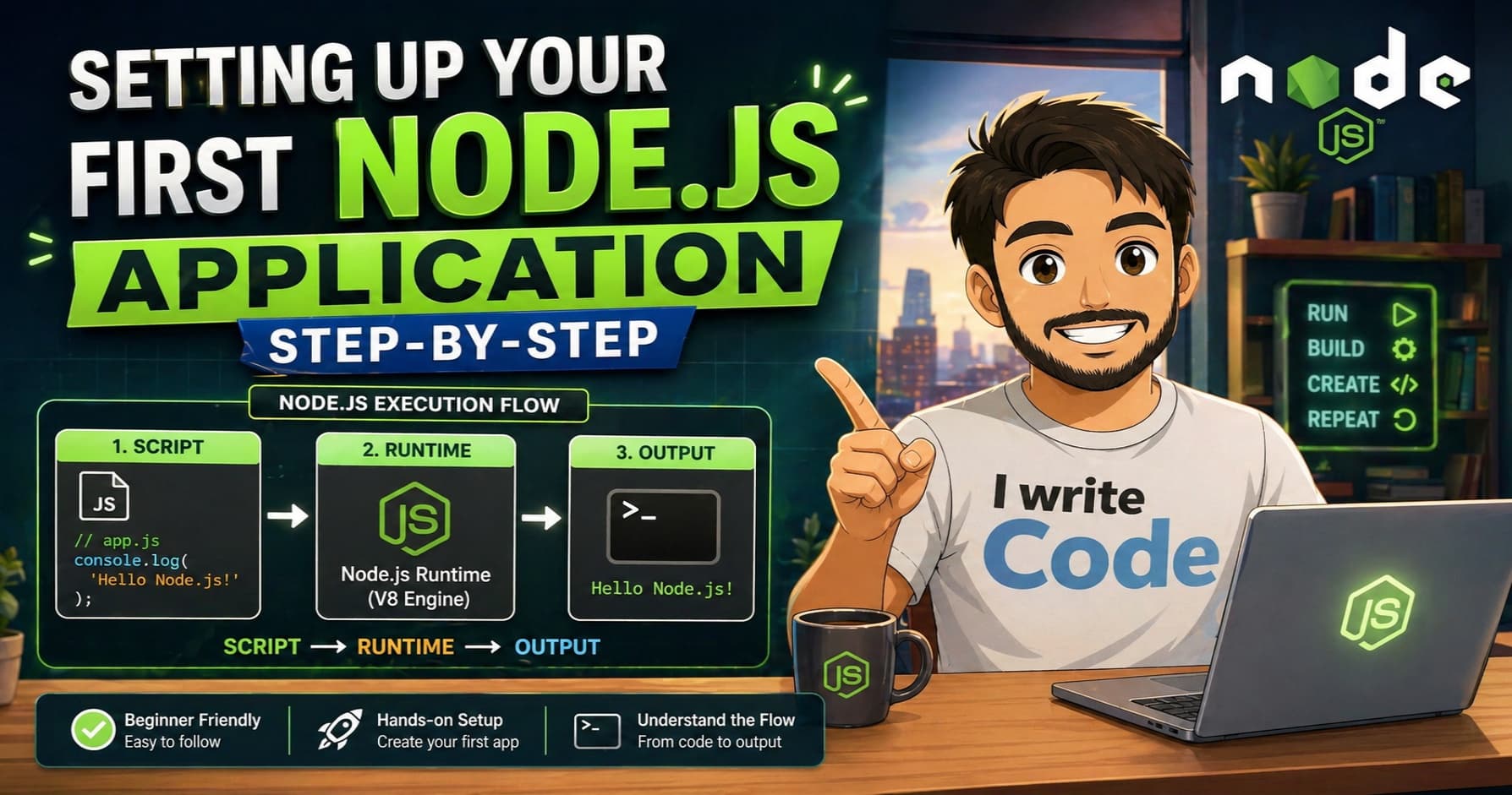 Setting Up Your First Node.js Application Step-by-Step