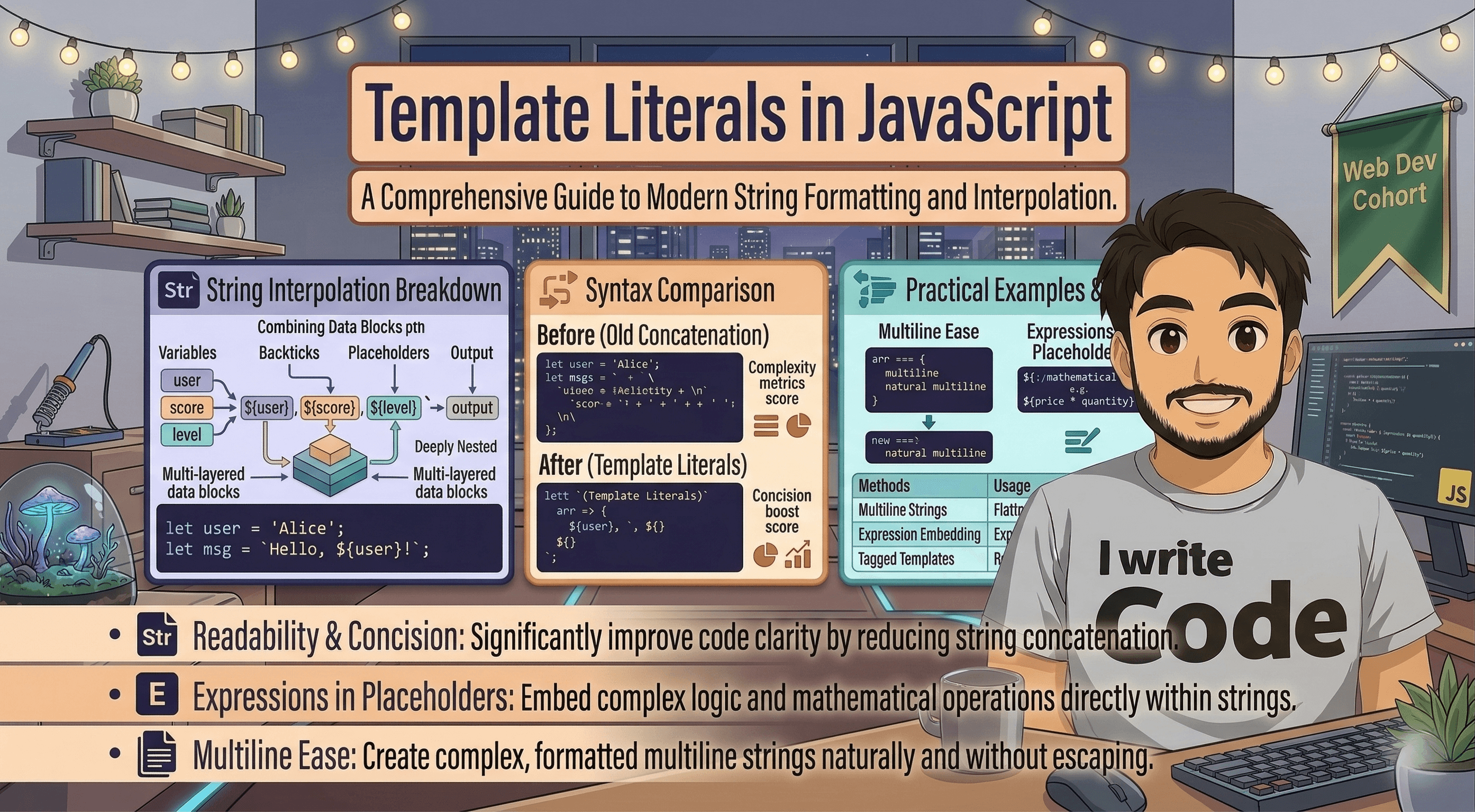 Template Literals in JavaScript