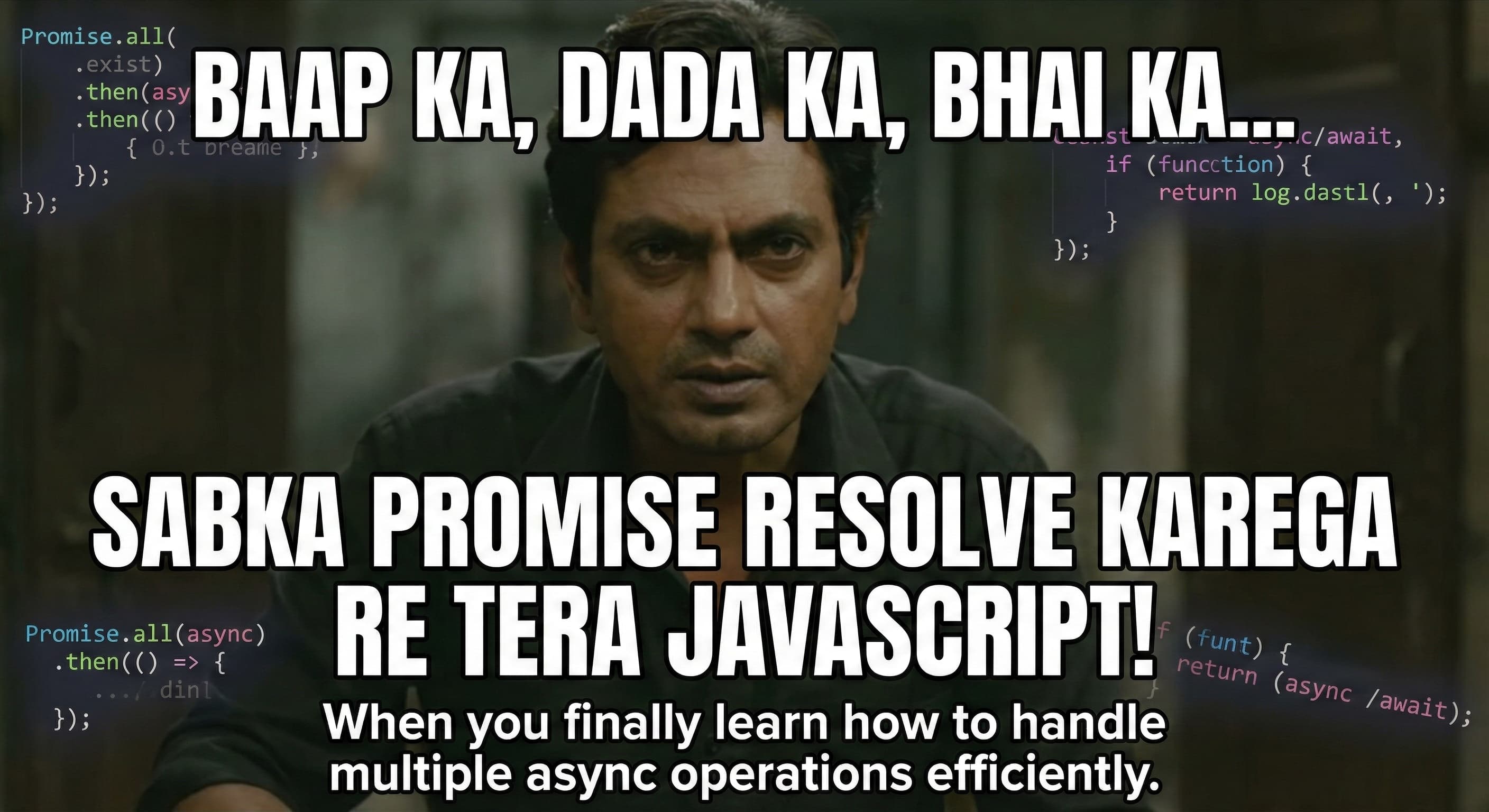 JavaScript Promise Methods Explained in Meme style