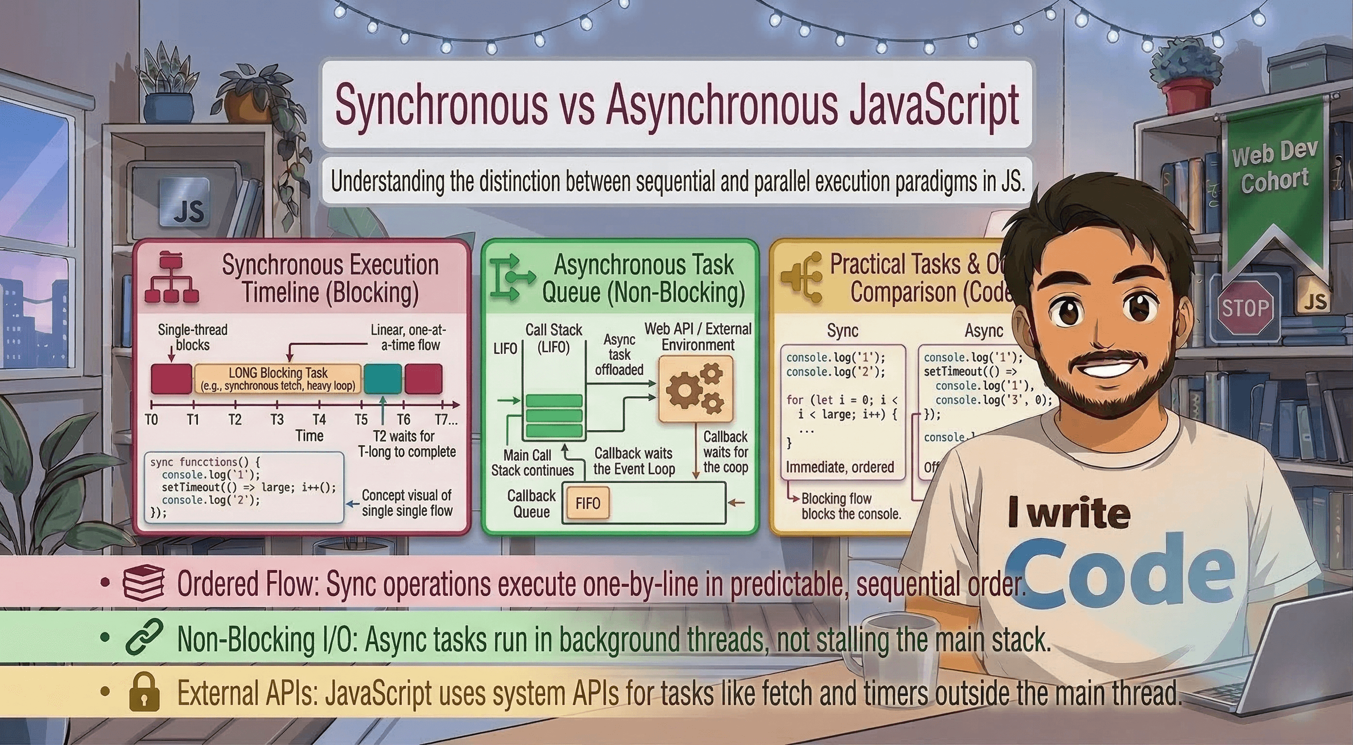 Synchronous vs Asynchronous JavaScript