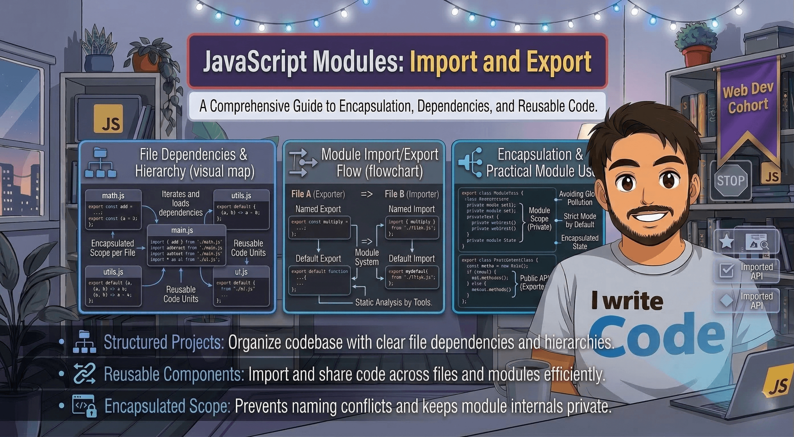 JavaScript Modules: Import and Export Explained